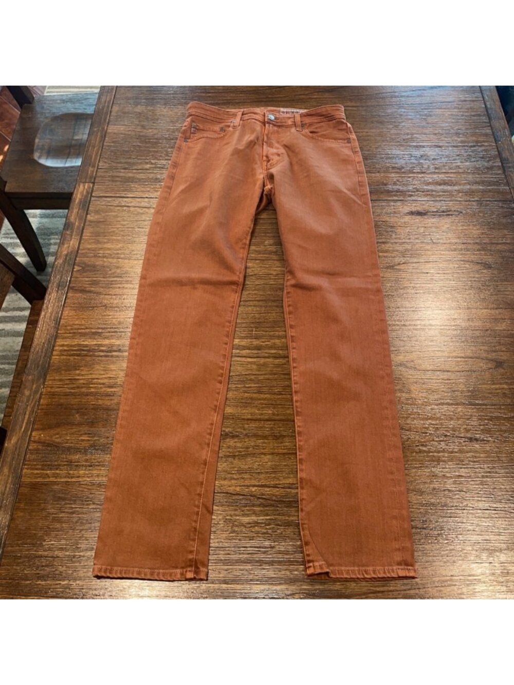 AG Tellis Modern Slim Jean Mens 31x33 Sulfur Brown Stretch AG-ED Denim DSD Fall